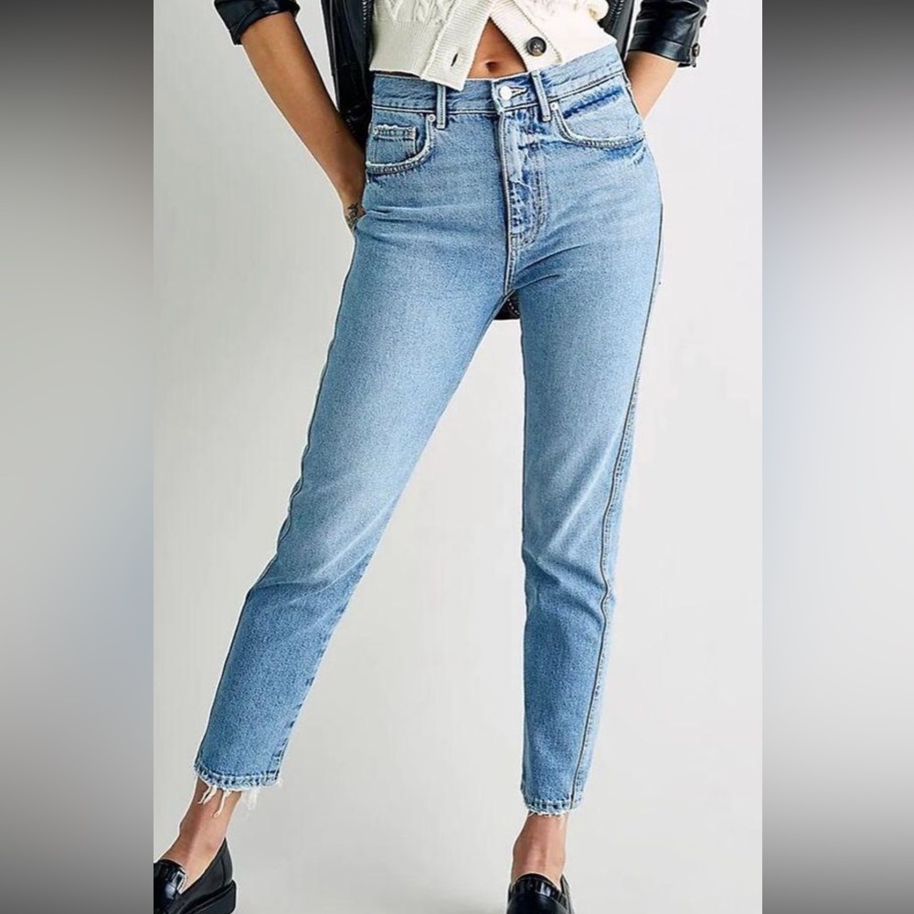 Free People Stove Pipe Jeans